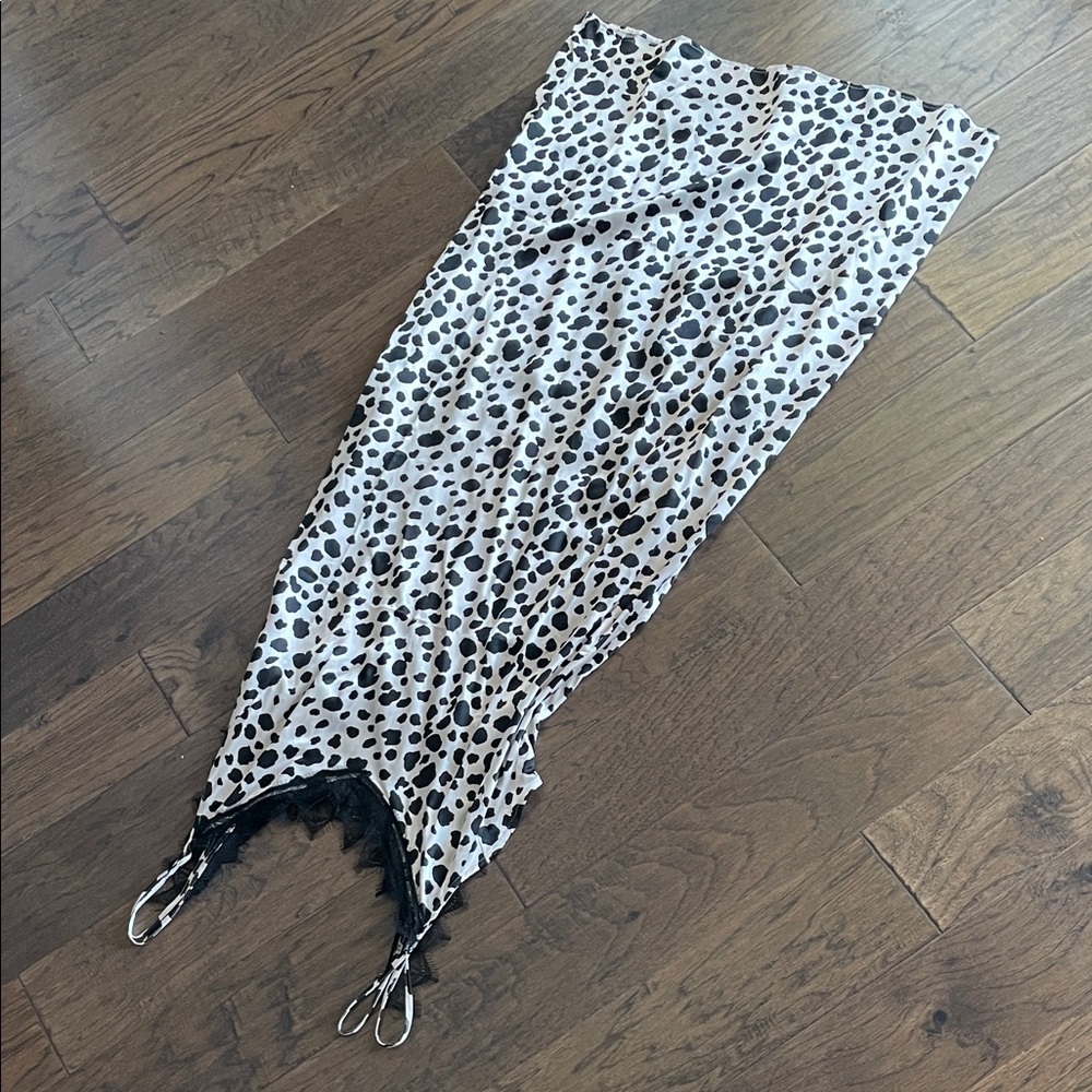 Anthropologie Black and Cream Maxi Dress - Picture 5 of 5